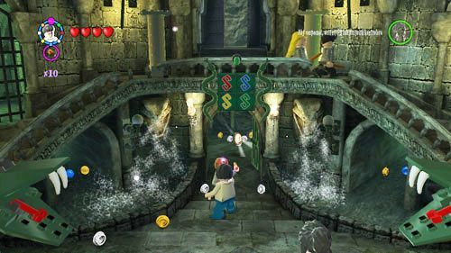 Solve the snake puzzle inside the dorm - Harry Potter Years 5-7: Tokens - Hogwarts, part 2 - Tokens - LEGO Harry Potter Years 5-7 Guide