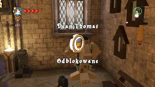 The token is in the upper right corner of the room, behind the statue - Harry Potter Years 5-7: Tokens - Hogwarts, part 4 - Tokens - LEGO Harry Potter Years 5-7 Guide