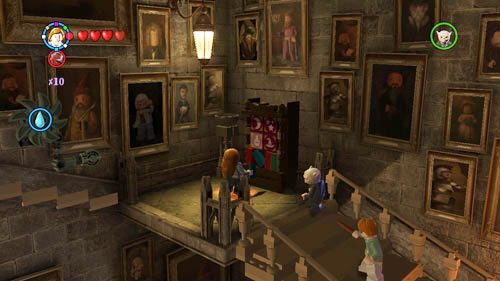 There is a locker just above Dumbledores office, after opening it will get Ernie Prang token - Harry Potter Years 5-7: Tokens - Hogwarts, part 5 - Tokens - LEGO Harry Potter Years 5-7 Guide