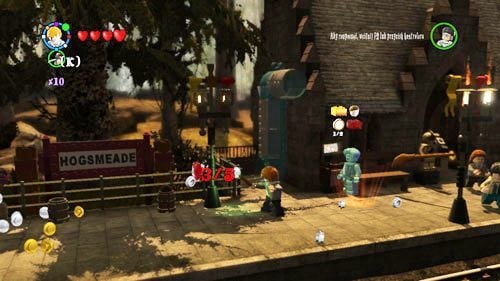 There are a few destroyed lamps located throughout the platform - Harry Potter Years 5-7: Tokens - Hogwarts, part 6 - Tokens - LEGO Harry Potter Years 5-7 Guide