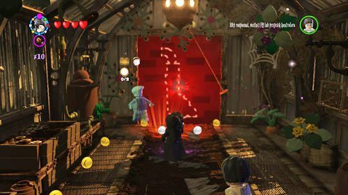 There is a drawer behind the red wall - Harry Potter Years 5-7: Tokens - Hogwarts, part 6 - Tokens - LEGO Harry Potter Years 5-7 Guide