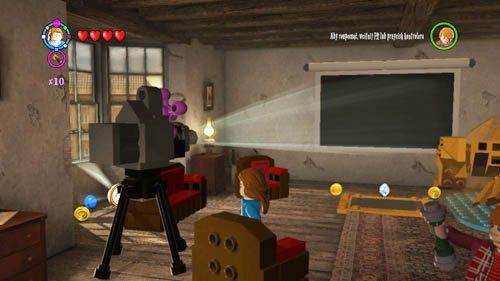 Go to the upper floor and reach the end of the corridor - Harry Potter Years 5-7: Tokens - London, part 1 - Tokens - LEGO Harry Potter Years 5-7 Guide