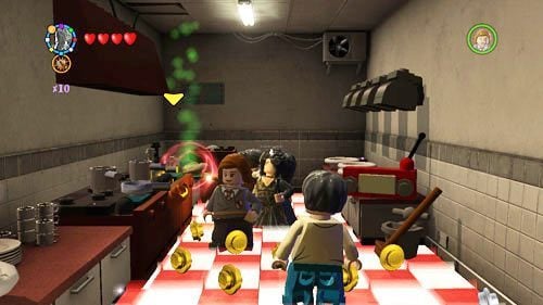Use magic to wash the dishes and then put them on the shelf - Harry Potter Years 5-7: Tokens - London, part 2 - Tokens - LEGO Harry Potter Years 5-7 Guide