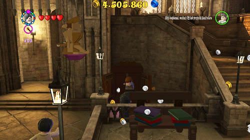 Find a cabinet located to the right of the entrance to the potions class - Harry Potter Years 5-7: Students in Peril, part 2 - Other collectibles - LEGO Harry Potter Years 5-7 Guide