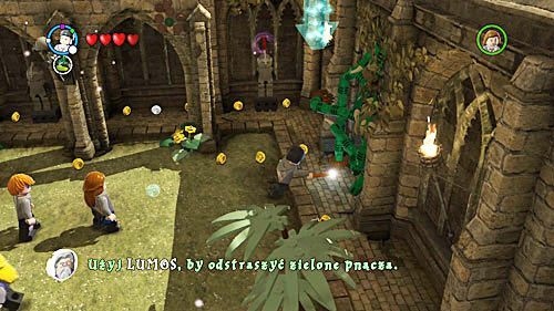 Another obstacle are the vines - Harry Potter Years 5-7: Dark Times, part 3 - Year 5 - LEGO Harry Potter Years 5-7 Guide