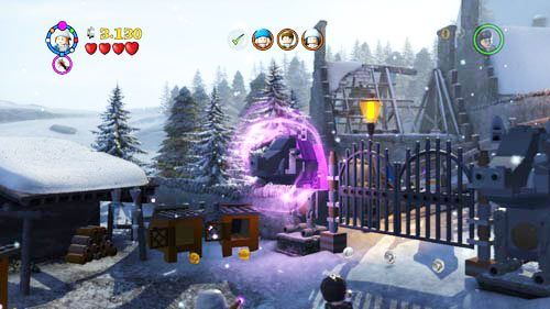 Place the statue on a column and then use a WL spell on it, which will open a passage that was inaccessible before - Harry Potter Years 5-7: Dumbledores Army, part 1 - Year 5 - LEGO Harry Potter Years 5-7 Guide