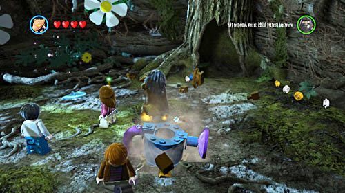 Select Hermione and summon Crookshanks - Harry Potter Years 5-7: Hagrids Secret - Year 5 - LEGO Harry Potter Years 5-7 Guide