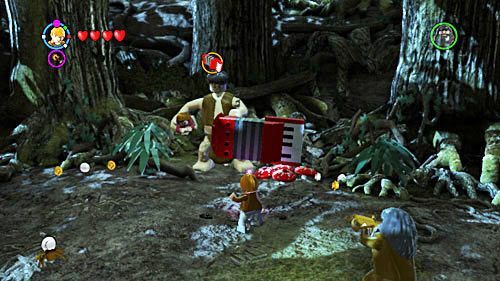 The last step required to tame the giant consists in building an accordion from the bricks - Harry Potter Years 5-7: Hagrids Secret - Year 5 - LEGO Harry Potter Years 5-7 Guide