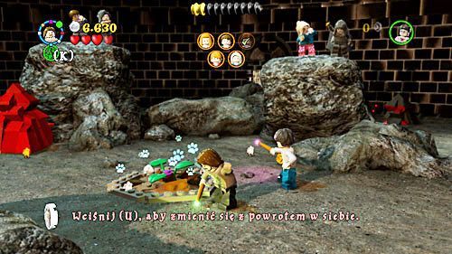 Switch to Sirius, turn into a dog and dig in the sand - Harry Potter Years 5-7: A Veiled Threat - Year 5 - LEGO Harry Potter Years 5-7 Guide