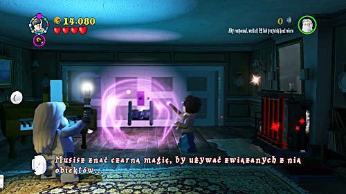 Once inside, we have to clean up the place a bit, use WL spell and put the piano in place - Harry Potter Years 5-7: Out of Retirement - Year 6 - LEGO Harry Potter Years 5-7 Guide