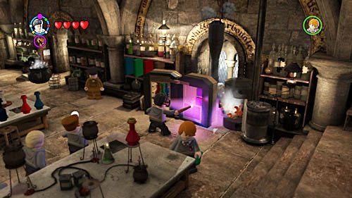 Build a cabinet and open it - Harry Potter Years 5-7: Lesson 3 Draught of Living Death - Year 6 - LEGO Harry Potter Years 5-7 Guide