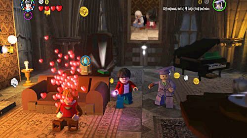 Ron has drunk a love potion, and you have to head off to Professor Horace Slughorn in order to get the antidote - Harry Potter Years 5-7: Love Hurts, part 1 - Year 6 - LEGO Harry Potter Years 5-7 Guide