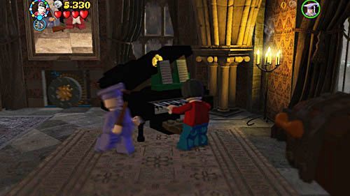 Play the melodies and in return you will get the last component - Harry Potter Years 5-7: Love Hurts, part 1 - Year 6 - LEGO Harry Potter Years 5-7 Guide