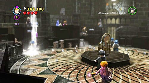 You hit the trial - defeat the guards and wait until Dolores starts throwing things at you - Harry Potter Years 5-7: Magic is Might - Year 7 - LEGO Harry Potter Years 5-7 Guide