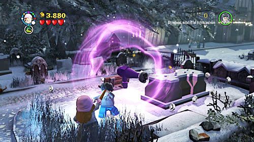 By going a little to the right, you can find another grave - Harry Potter Years 5-7: In Grave Danger - Year 7 - LEGO Harry Potter Years 5-7 Guide