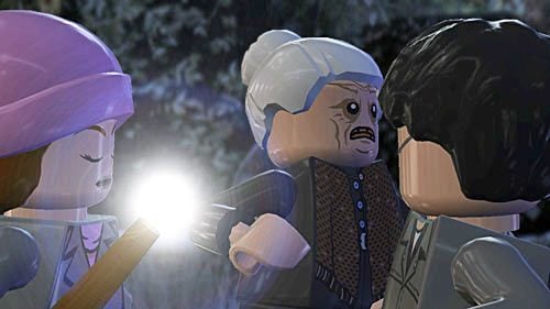 An elderly woman will interrupt your research - Harry Potter Years 5-7: In Grave Danger - Year 7 - LEGO Harry Potter Years 5-7 Guide