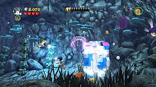 Create a hammer from the bricks and break the ice - you will find a sword - Harry Potter Years 5-7: Sword and Locket - Year 7 - LEGO Harry Potter Years 5-7 Guide