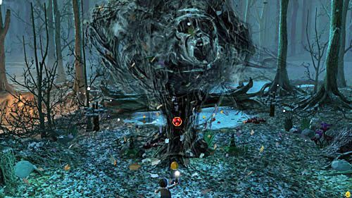 After correctly solving the puzzle, a ghost will appear - Harry Potter Years 5-7: Sword and Locket - Year 7 - LEGO Harry Potter Years 5-7 Guide