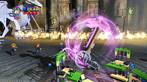 You will get to a square guarded by a dragon - Harry Potter Years 5-7: The Thiefs Downfall - Year 7 - LEGO Harry Potter Years 5-7 Guide