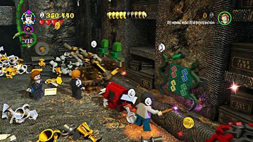 This will allow you to obtain bricks - use them to assemble a mechanism which can open the chest - Harry Potter Years 5-7: The Thiefs Downfall - Year 7 - LEGO Harry Potter Years 5-7 Guide