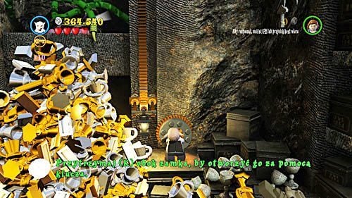 You will get rid of devil snares (vines) and then you can rotate the crank - Harry Potter Years 5-7: The Thiefs Downfall - Year 7 - LEGO Harry Potter Years 5-7 Guide