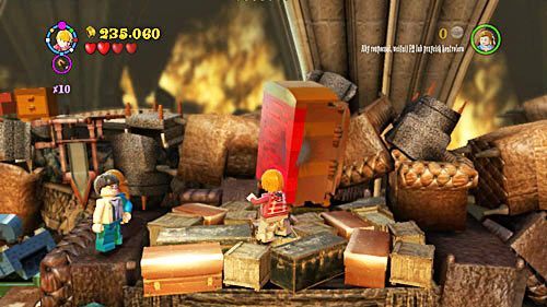 Use your wand to shoot at the cabinet to rotate it - Harry Potter Years 5-7: Fiendfyre Frenzy - Year 7 - LEGO Harry Potter Years 5-7 Guide