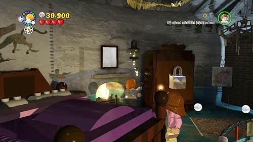 In Lunas bedroom, located on the top floor, you will find a fireplace - Harry Potter Years 5-7: Lovegoods Lunacy - secrets, collectibles - Year 7 - LEGO Harry Potter Years 5-7 Guide