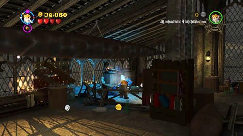 At the dock, go to the left of Snape and find a broken device - Harry Potter Years 5-7: Snapes Tears - secrets, collectibles - Year 7 - LEGO Harry Potter Years 5-7 Guide