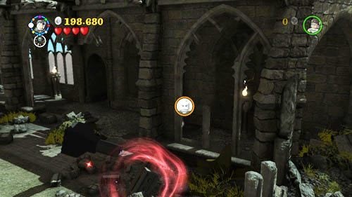 During the fight between Harry and Voldemort, we can go down the corridor and slightly to the right - you will find Lord Voldermort token - Harry Potter Years 5-7: The Flaw in the Plan - secrets, collectibles - Year 7 - LEGO Harry Potter Years 5-7 Guide