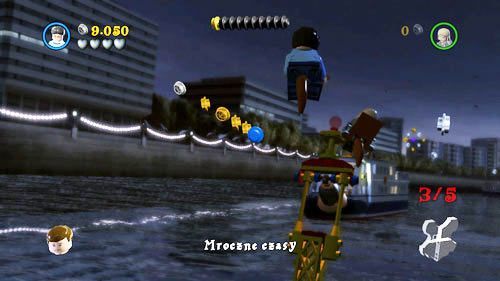 The third part can be obtained during the flight on broomsticks - shoot the five buoys swinging on the water (you can use any spell) - Harry Potter Years 5-7: Dark Times - secrets, collectibles - Year 5 - LEGO Harry Potter Years 5-7 Guide