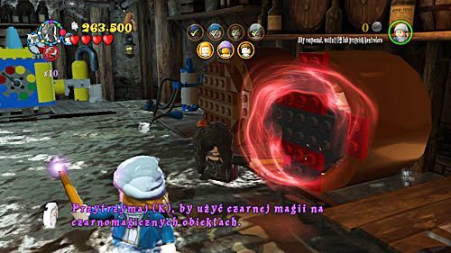 This student is in a large barrel in the inns basement - Harry Potter Years 5-7: Dumbledores Army - secrets, collectibles - Year 5 - LEGO Harry Potter Years 5-7 Guide