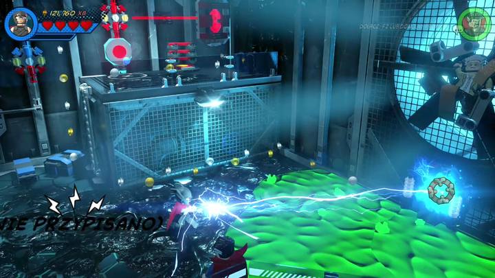 Reach the part of the location that is on the right - LEGO Marvel 2: Mission 8 - Oscorp Escapade - LEGO Marvel 2: Gwenpools missions - LEGO Marvel Super Heroes 2 Game Guide