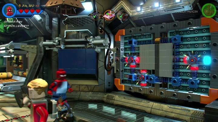 Go to the next part of the ship - LEGO Marvel 2: Mission 9 - Dance Off, Bro - LEGO Marvel 2: Gwenpools missions - LEGO Marvel Super Heroes 2 Game Guide