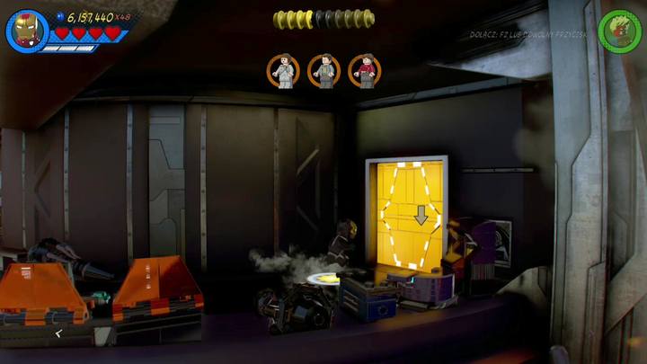 The next secret is located under the first rescue the civilians puzzle - LEGO Marvel 2: Mission 1 - No Eson of Mine? Secrets - LEGO Marvel 2: Mission secrets - LEGO Marvel Super Heroes 2 Game Guide