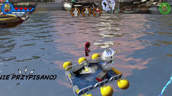 Once you collect Minikit #6, swap your character to Iron Man, and fly above the water reservoir (down, and right) - LEGO Marvel 2: Mission 1 - No Eson of Mine? Secrets - LEGO Marvel 2: Mission secrets - LEGO Marvel Super Heroes 2 Game Guide