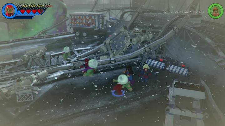 Another Minikit is hidden in the third stage of the mission (Brooklyn Bridge) - LEGO Marvel 2: Mission 2 - Avengers World Tour Secrets - LEGO Marvel 2: Mission secrets - LEGO Marvel Super Heroes 2 Game Guide