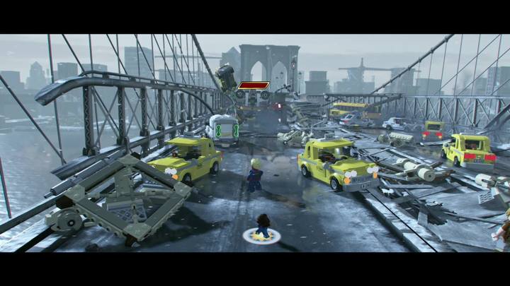 The last Minikit can be found during the boss fight (Doctor Octopus) - its in the white truck, on the left side of the bridge - LEGO Marvel 2: Mission 2 - Avengers World Tour Secrets - LEGO Marvel 2: Mission secrets - LEGO Marvel Super Heroes 2 Game Guide