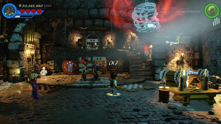 Select Doctor Strange to destroy the cage presented in the screenshot - LEGO Marvel 2: Mission 3 - Castle Hassle Secrets - LEGO Marvel 2: Mission secrets - LEGO Marvel Super Heroes 2 Game Guide