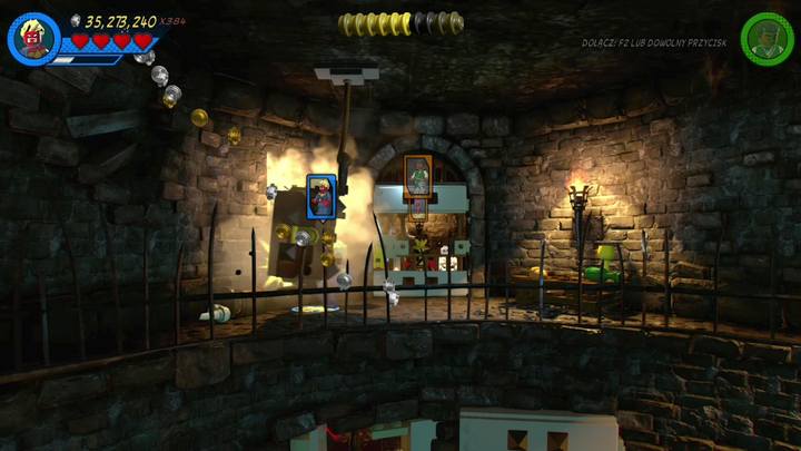 The last Minikit is on the first floor of the chamber - LEGO Marvel 2: Mission 3 - Castle Hassle Secrets - LEGO Marvel 2: Mission secrets - LEGO Marvel Super Heroes 2 Game Guide