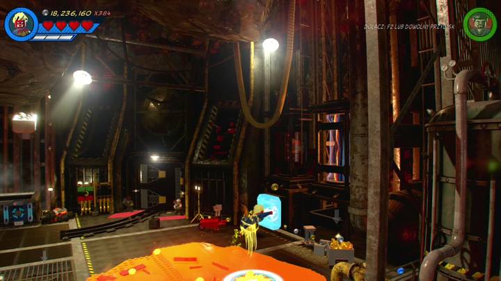 The final cart is in the right corner, by the end of the area - LEGO Marvel 2: Mission 4 - Whats Klaws is Minded Secrets - LEGO Marvel 2: Mission secrets - LEGO Marvel Super Heroes 2 Game Guide