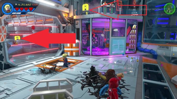 The third and fourth signs can be found in the second part of the location, after passing through the main door - LEGO Marvel 2: Mission 11 - Symbiote surprise Secrets - LEGO Marvel 2: Mission secrets - LEGO Marvel Super Heroes 2 Game Guide