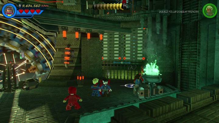 Go to the right side and use the bars in the wall as Ms - LEGO Marvel 2: Mission 14 - Halo, is it Kree Youre Looking For Secrets - LEGO Marvel 2: Mission secrets - LEGO Marvel Super Heroes 2 Game Guide