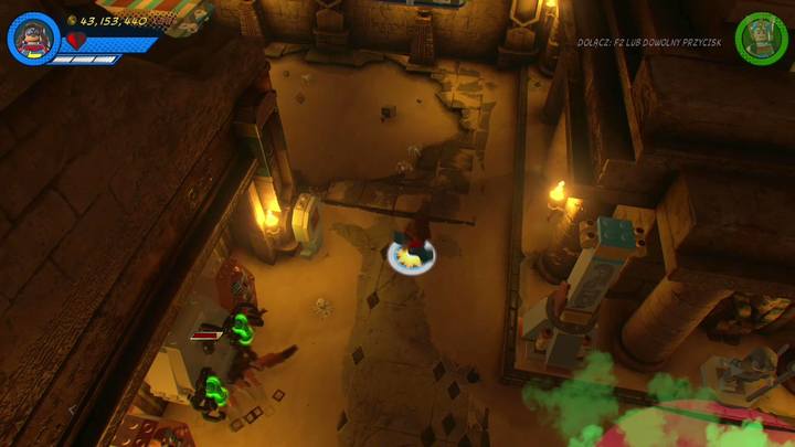 The third and final sarcophagus is behind the moving sands - LEGO Marvel 2: Mission 17 - I Sphinx We Have a Problem Secrets - LEGO Marvel 2: Mission secrets - LEGO Marvel Super Heroes 2 Game Guide