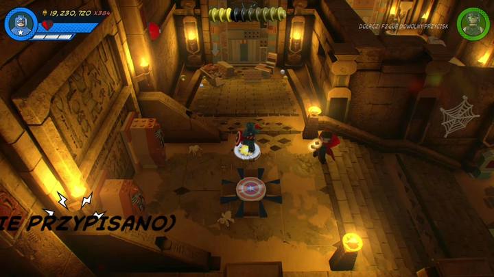 The fifth minikit is in the corridor of the second team, the one thanks to which you completed the main mission - LEGO Marvel 2: Mission 17 - I Sphinx We Have a Problem Secrets - LEGO Marvel 2: Mission secrets - LEGO Marvel Super Heroes 2 Game Guide