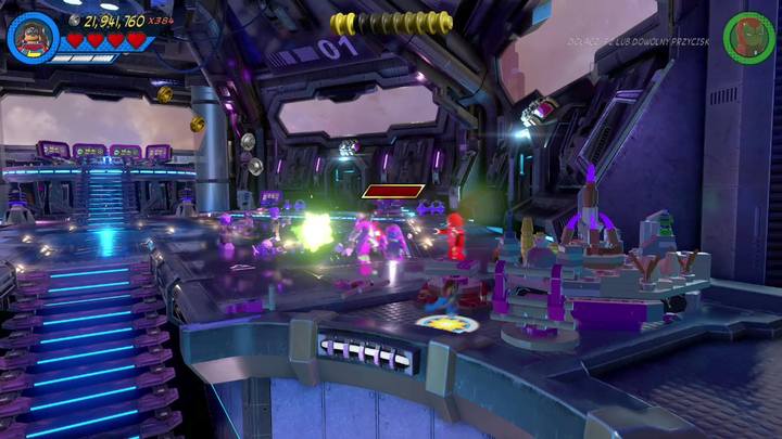 The sixth minikit is in the room where you will fight Kang - LEGO Marvel 2: Mission 20 - Out of Time Secrets - LEGO Marvel 2: Mission secrets - LEGO Marvel Super Heroes 2 Game Guide