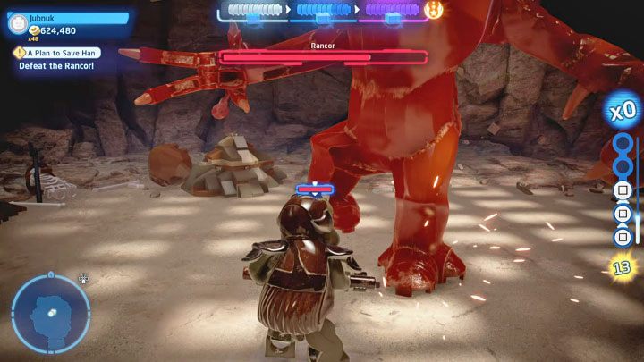 2 - LEGO Skywalker Saga: Rancor - boss, how to defeat? - LEGO Skywalker Saga: Bosses - LEGO Skywalker Saga Guide