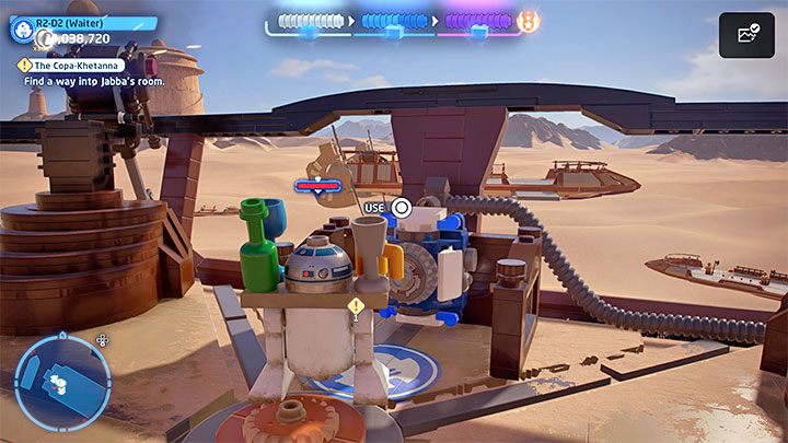 Get rid of the enemies around R2-D2 - LEGO Skywalker Saga: The Copa-Khetanna - walkthrough - LEGO Skywalker Saga: Episode 6 - Return of the Jedi - LEGO Skywalker Saga Guide