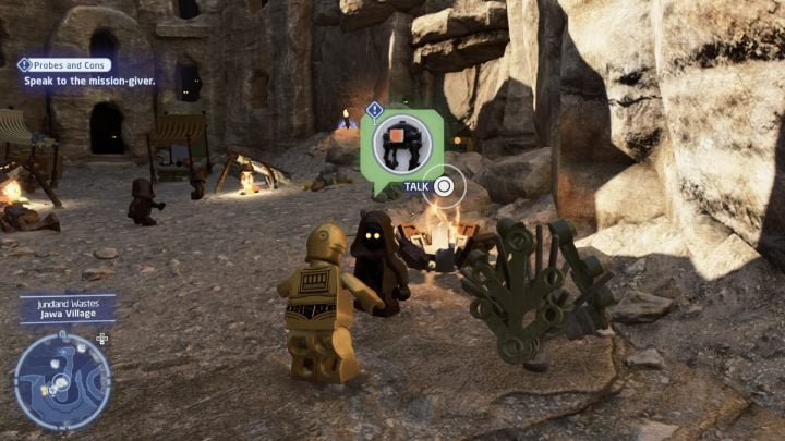 1 - LEGO Skywalker Saga: Probes and Cons - walkthrough - LEGO Skywalker Saga: Tatooine - the desert of Jundland - LEGO Skywalker Saga Guide