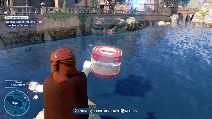 You must use the Force to reach it - LEGO Skywalker Saga: Theed - list of all puzzles - LEGO Skywalker Saga: Naboo - LEGO Skywalker Saga Guide