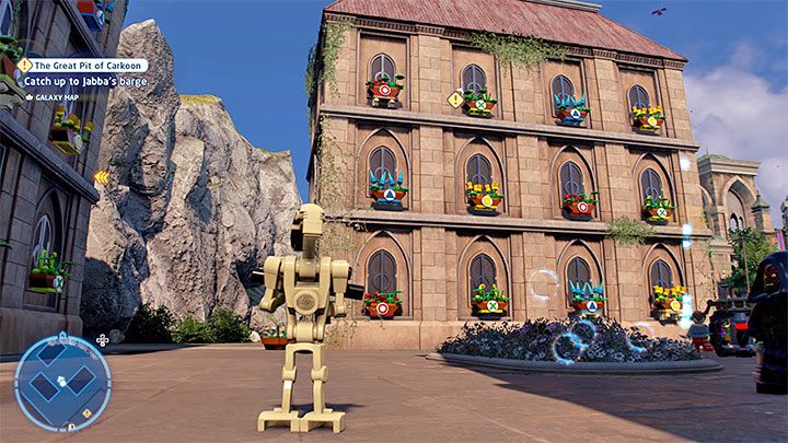 The correct order of the pots for the right building is - LEGO Skywalker Saga: Theed - list of all puzzles - LEGO Skywalker Saga: Naboo - LEGO Skywalker Saga Guide